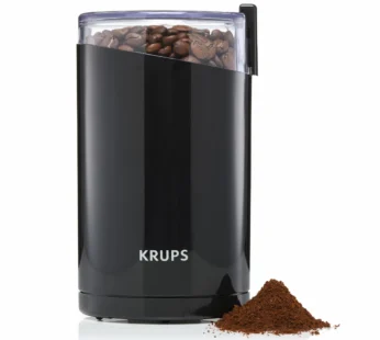 Electric Coffee and Spice Grinder With Stainless Steel Blades