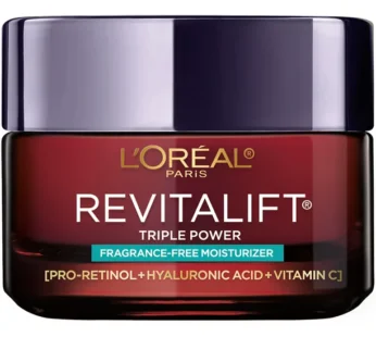 L’Oreal Paris Revitalift Triple Power Anti-Aging Cream Face Moisturizer 1.7 oz