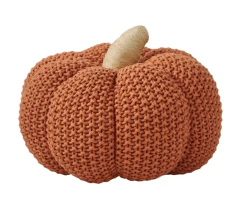 Better Homes & Gardens Rust 3D Knit Pumpkin by Dave & Jenny Marrs