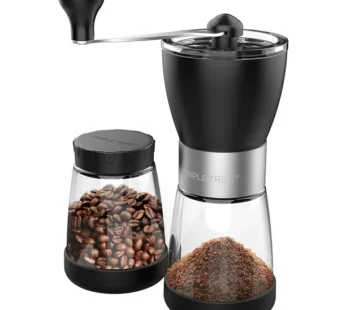 Manual Coffee Grinder, Hand Mill with Ceramic Burrs