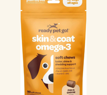 Ready Pet Go! Omega 3 for Dogs | Fish Oil for Dog Shedding