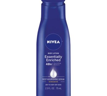 NIVEA Essentially Enriched Body Lotion, Travel Size, 2.5 fl. oz.