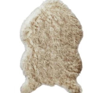 Better Homes & Garden Shaped Faux Sheep Skin Natural Area Rug