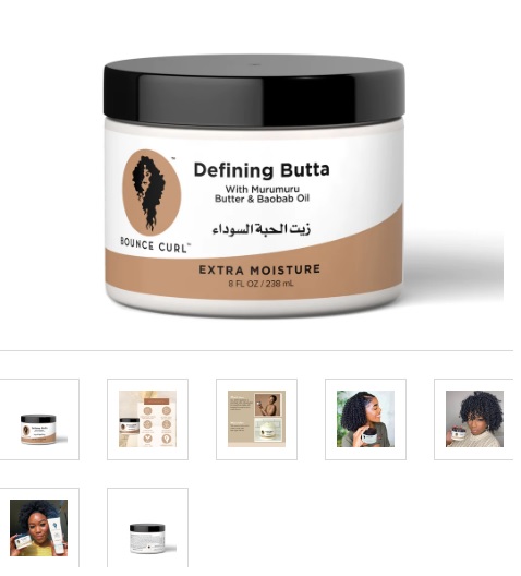 Bounce Curl Defining Butta For Type 4a-4c Hair Or Thick Hair Moisturizer  Definer